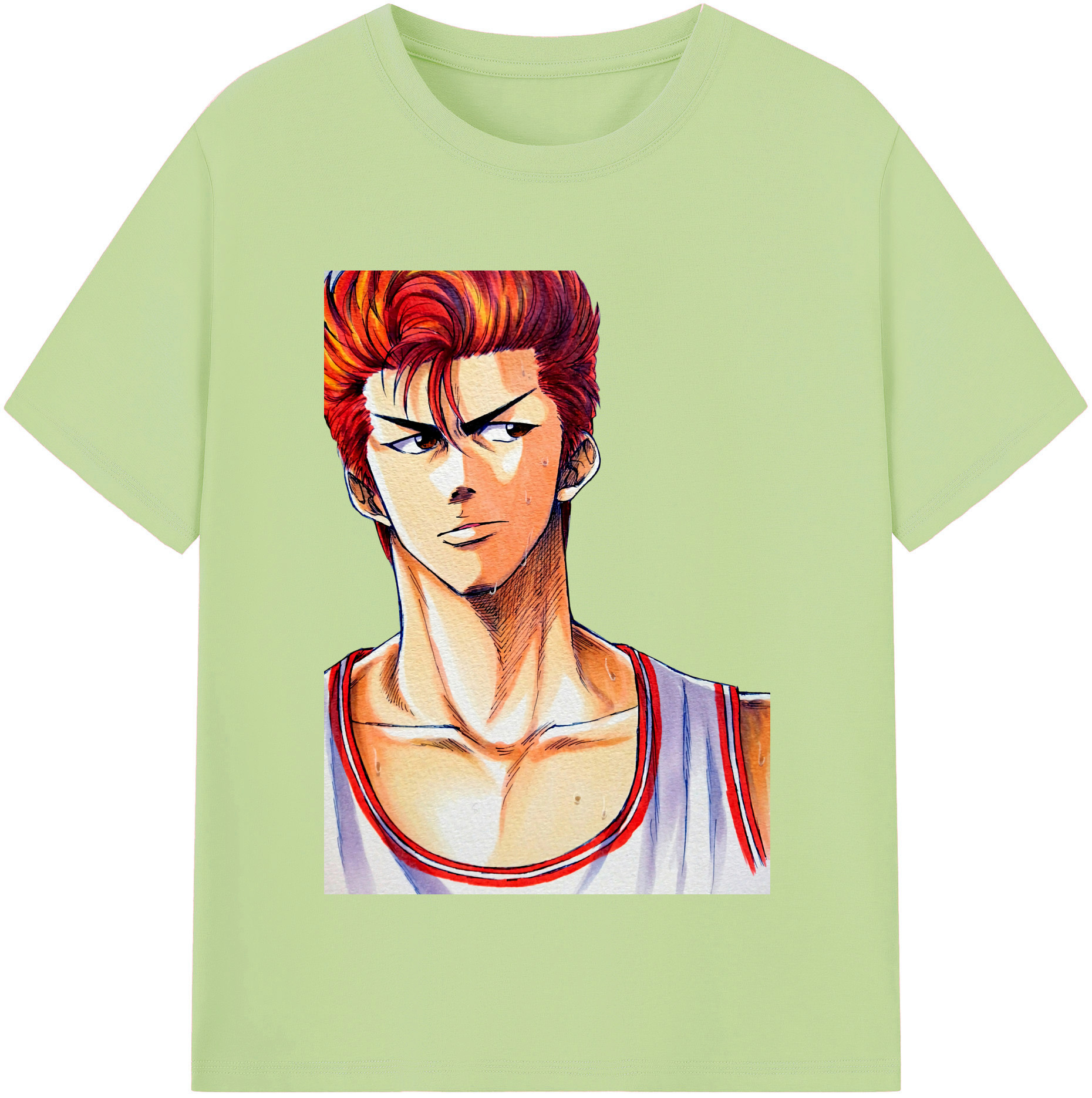 SLAM DUNK／スラムダンク 綿100％半袖Tシャツ（フロントプリント）